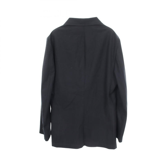 HERMES Navy Cotton Tailored Blazer Size 48