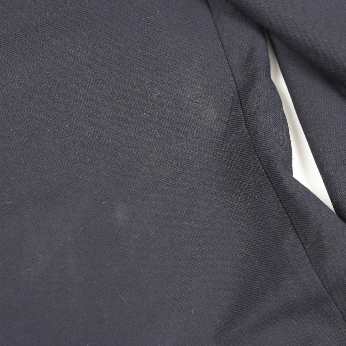 HERMES Navy Cotton Tailored Blazer Size 48