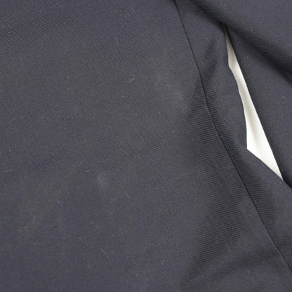 HERMES Navy Cotton Tailored Blazer Size 48