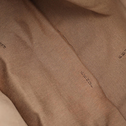 FENDI Zucchino Beige Canvas Shoulder Bag