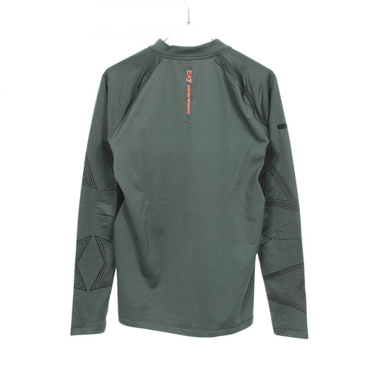 EA7 EMPORIO ARMANI 6HPT18 Logo Long T-Shirt Green Size L
