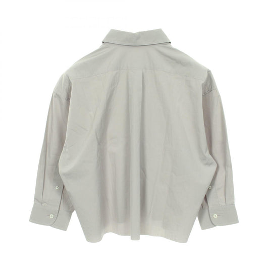 Miu Miu Gray Logo Embroidered Poplin Cotton Down Jacket Size 36