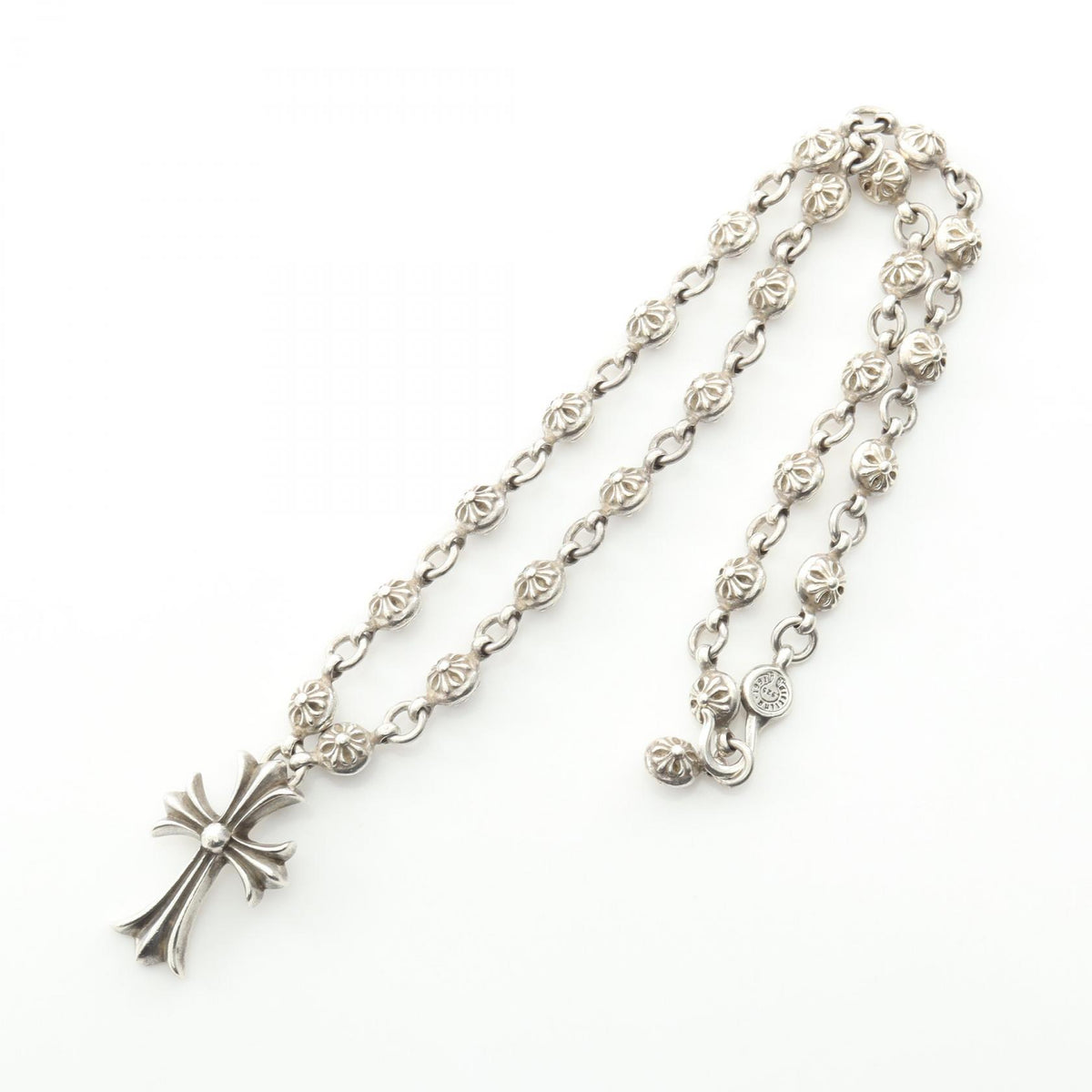 CHROME HEARTS Crossball Silver 925 Necklace