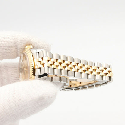 ROLEX Datejust 10P Diamond K18 Gold Watch