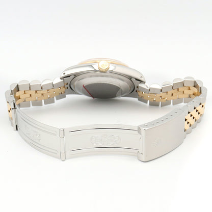 ROLEX Datejust 16233 S-Serial Gold/Steel Roman Dial Watch