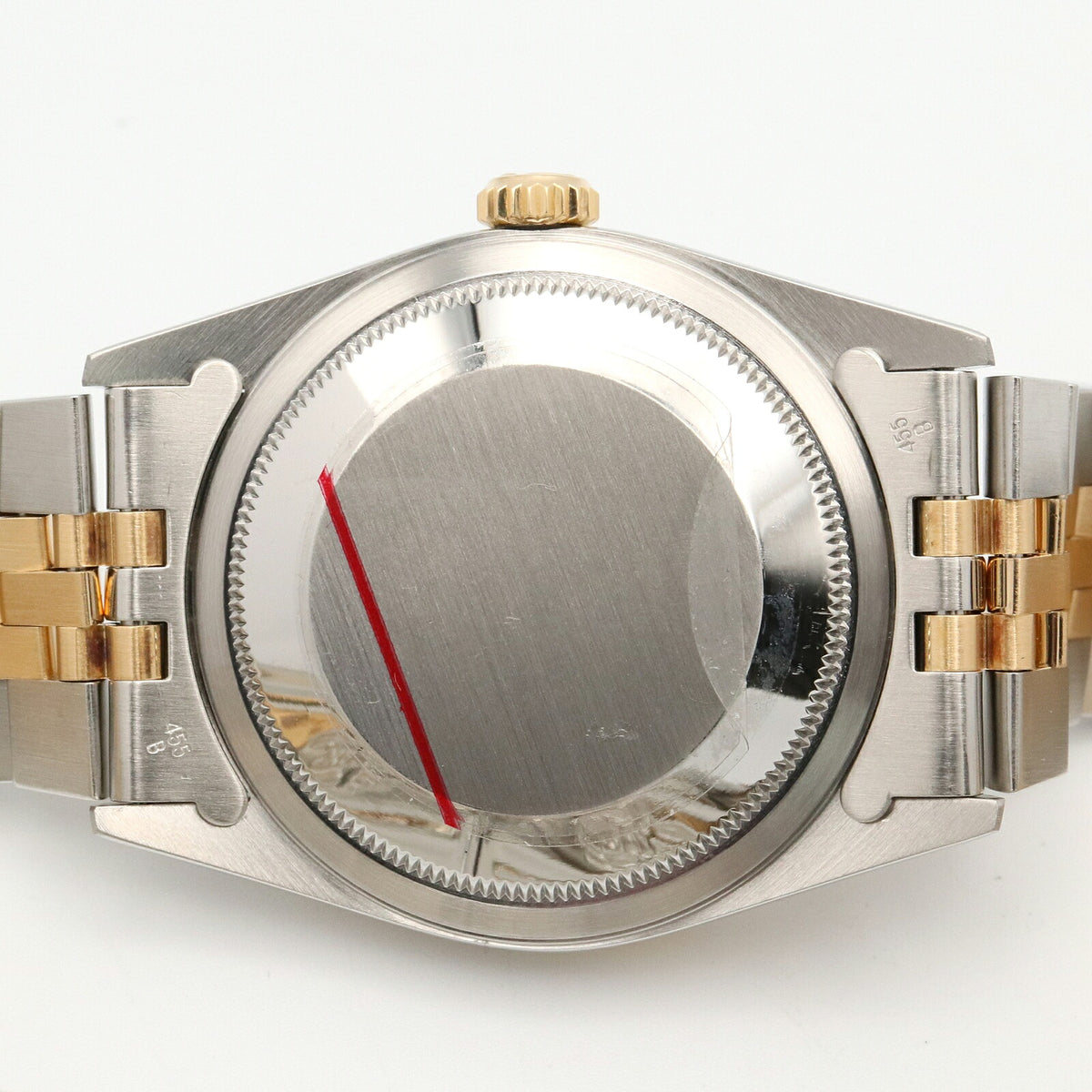 ROLEX Datejust 16233 S-Serial Gold/Steel Roman Dial Watch