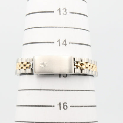 ROLEX Datejust K18 YG SS Watch Roman Dial
