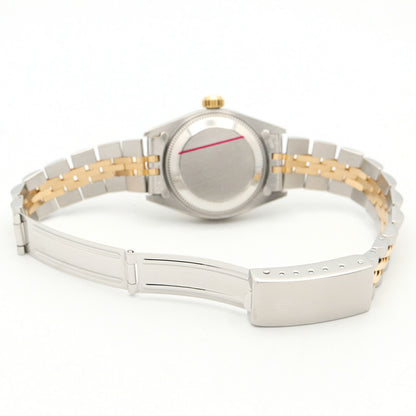 ROLEX Datejust K18 YG SS Watch Roman Dial