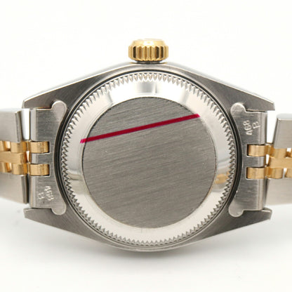 ROLEX Datejust K18 YG SS Watch Roman Dial
