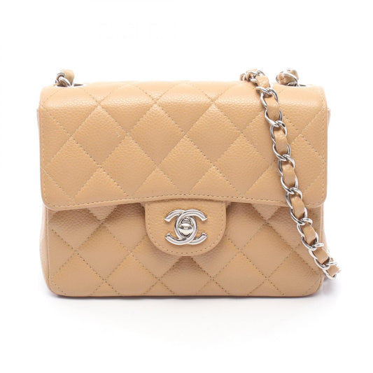 CHANEL Mini Matelasse Caviar Shoulder Bag
