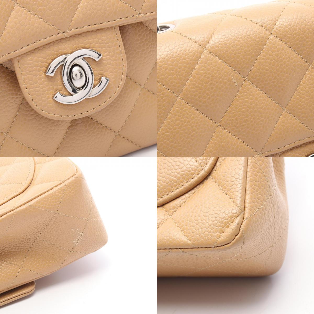 CHANEL Mini Matelasse Caviar Shoulder Bag