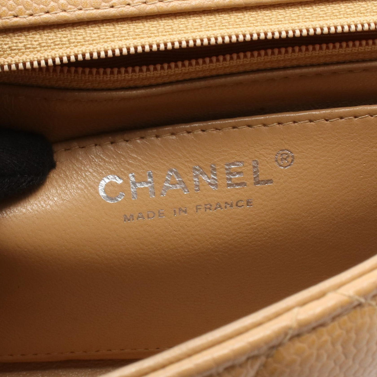 CHANEL Mini Matelasse Caviar Shoulder Bag