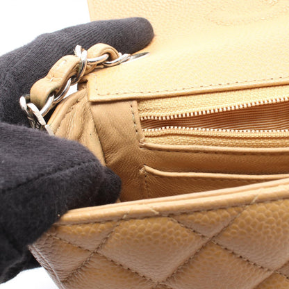 CHANEL Mini Matelasse Caviar Shoulder Bag