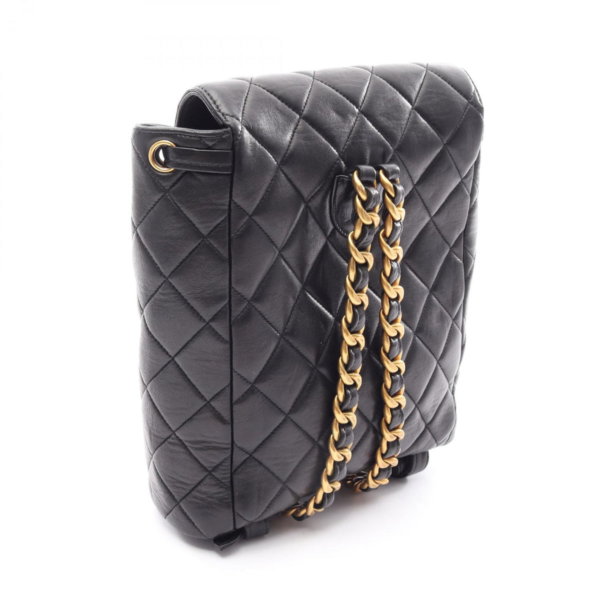 CHANEL Matelasse Turnlock Backpack Black