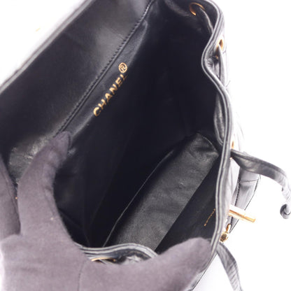 CHANEL Matelasse Turnlock Backpack Black