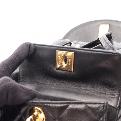 CHANEL Matelasse Turnlock Backpack Black