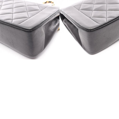 CHANEL Matelassé Diana Flap Bag Black
