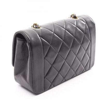 CHANEL Matelassé Diana Flap Bag Black