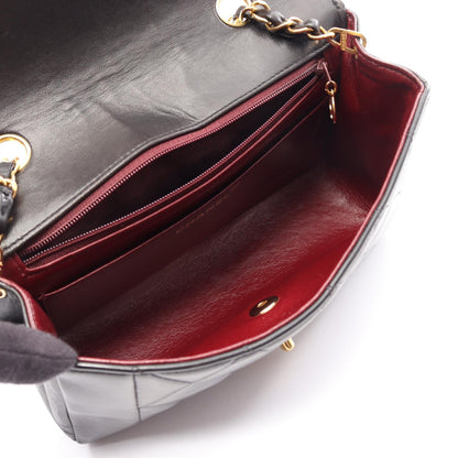 CHANEL Matelassé Diana Flap Bag Black