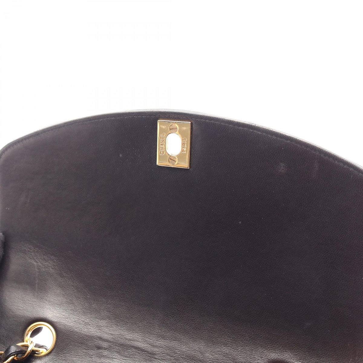 CHANEL Matelassé Diana Flap Bag Black