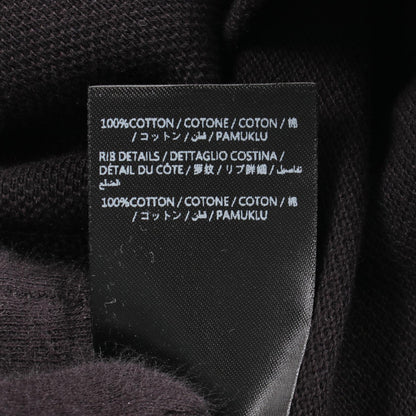 AMIRI Logo Embroidered Cotton Polo Shirt Black Size M