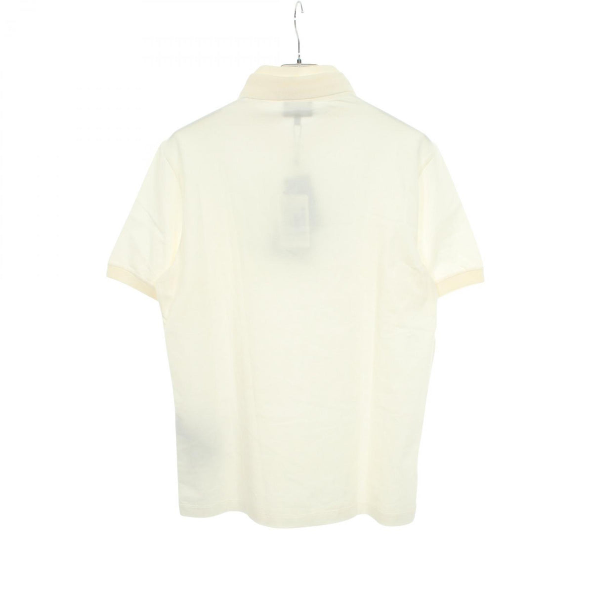 GIORGIO ARMANI Embroidered Rayon Nylon SS Polo White Size 48