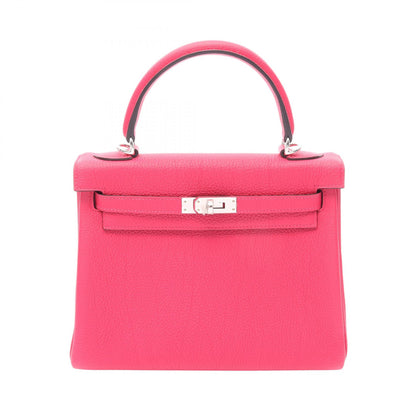 HERMES Kelly 25 Rose Mexico Togo 2WAY Bag