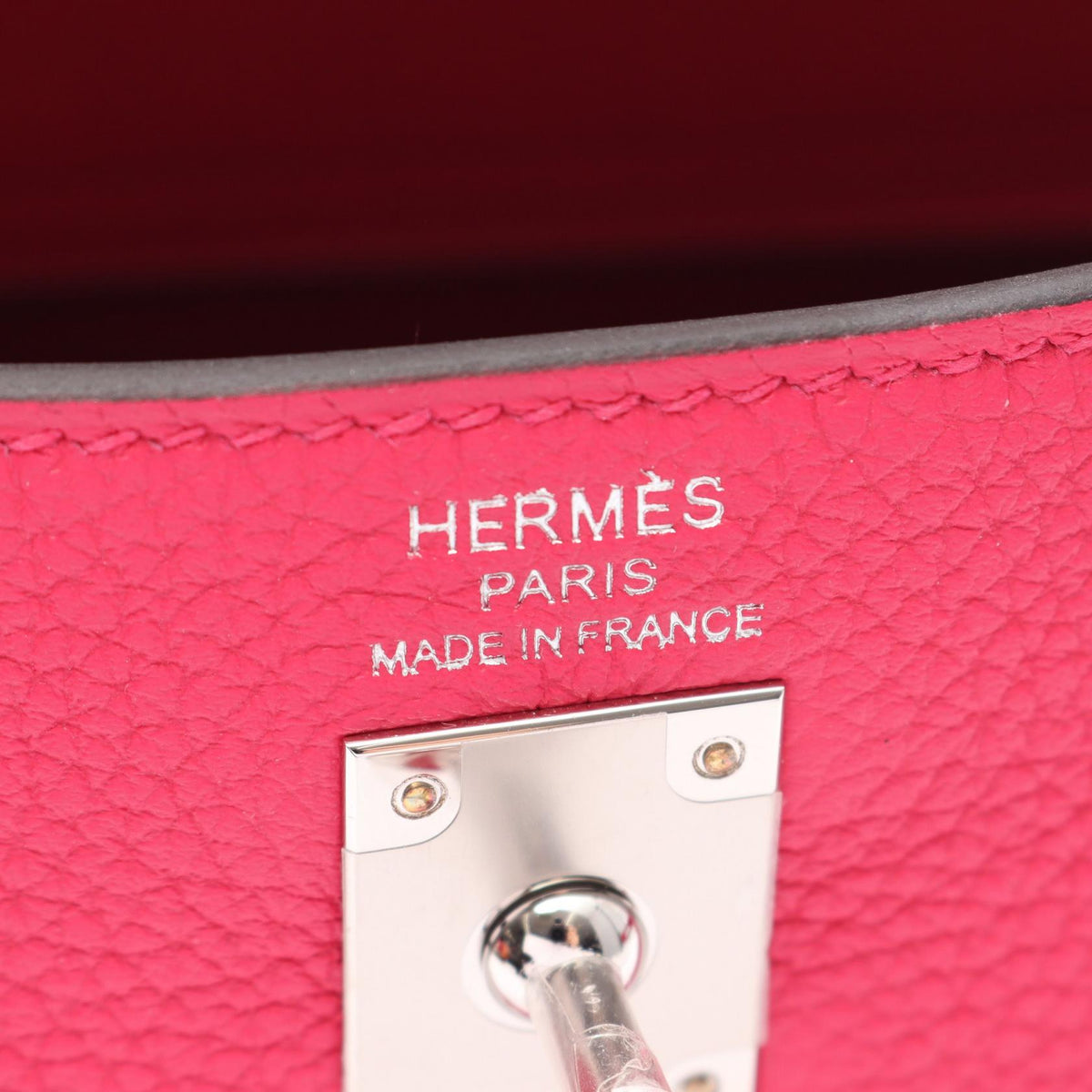 HERMES Kelly 25 Rose Mexico Togo 2WAY Bag