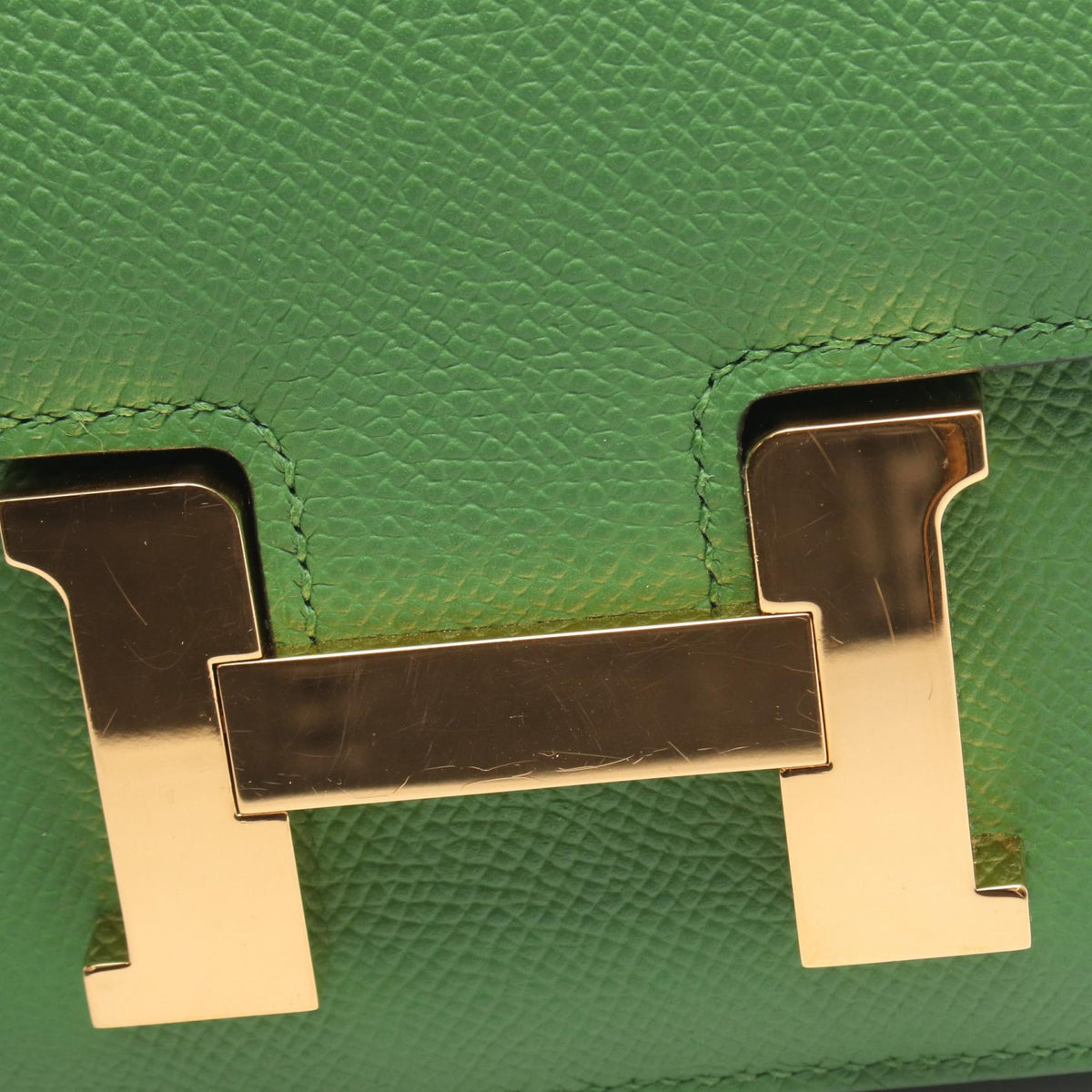 HERMES Constance 3 Mini Vert Bag Green