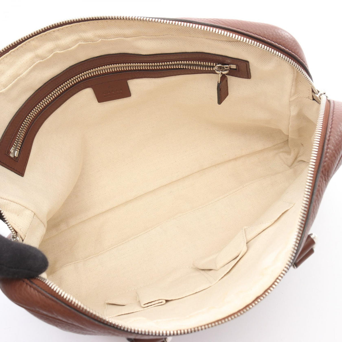 GUCCI Interlocking G Leather Briefcase