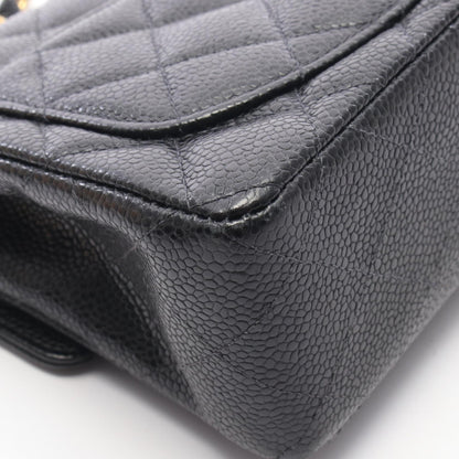 CHANEL Mini Matelasse Shoulder Bag Black