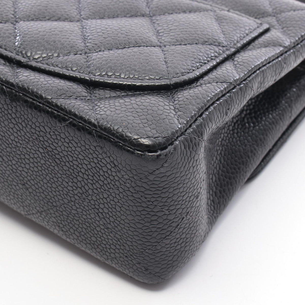 CHANEL Mini Matelasse Shoulder Bag Black