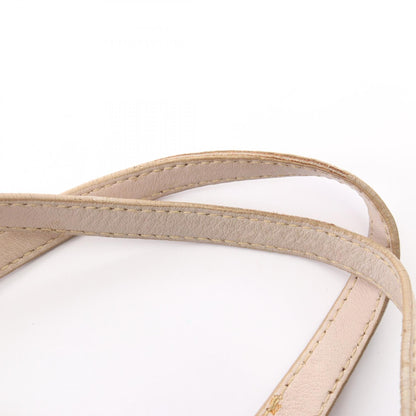 Miu Miu Logo Leather Boston Bag Ivory
