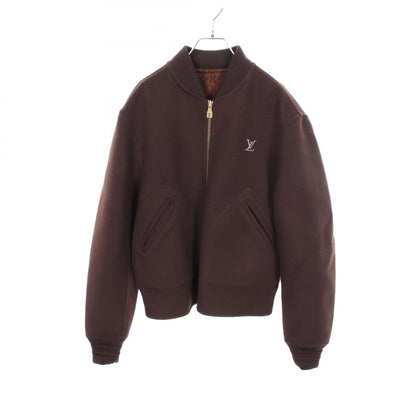 LOUIS VUITTON Double Face Reversible Jacket Brown Size 48