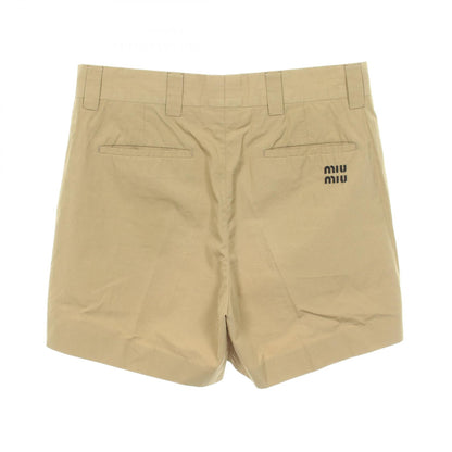 Miu Miu Cotton Poplin Bermuda Shorts Size 38