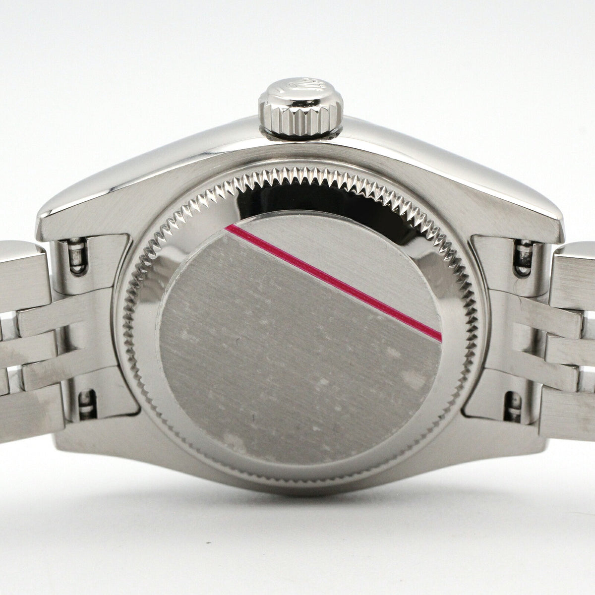 ROLEX Datejust Random Serial Black Steel Watch