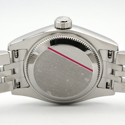 ROLEX Datejust Random Serial Black Steel Watch