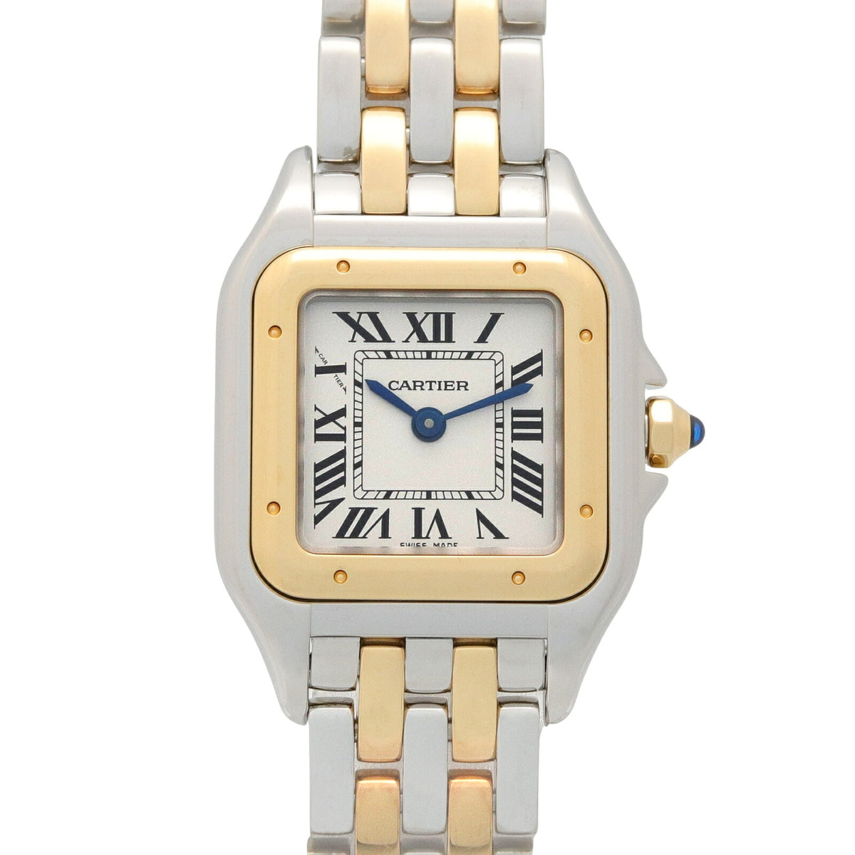CARTIER Panthère SM 2 Row Silver Watch