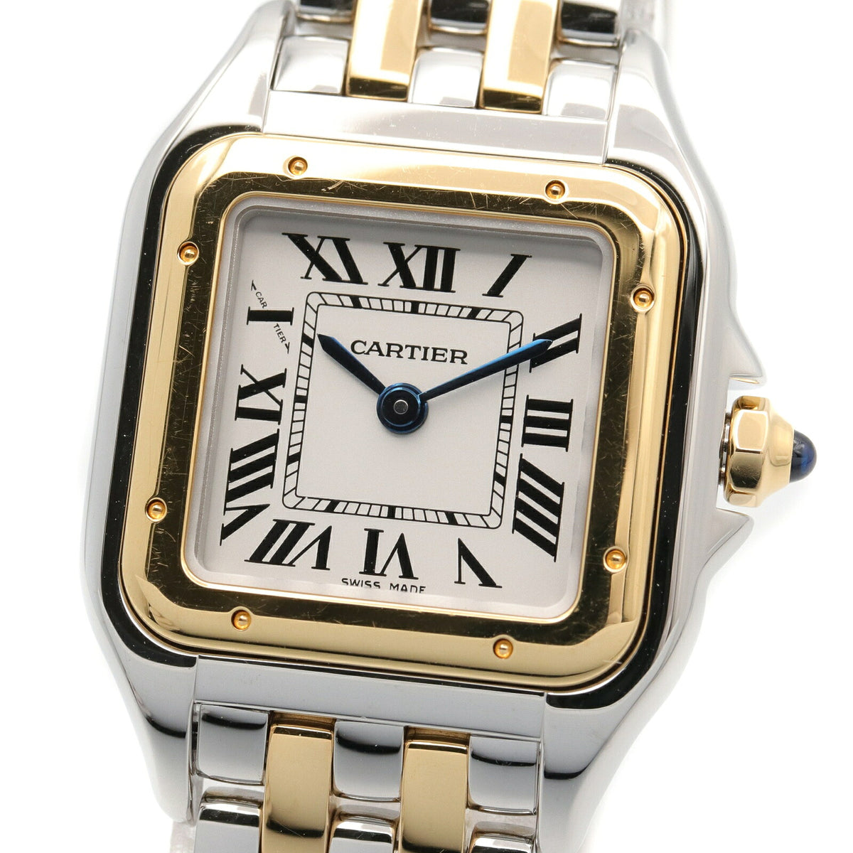 CARTIER Panthère SM 2 Row Silver Watch