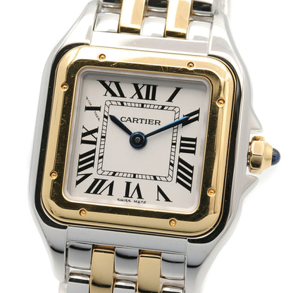 CARTIER Panthère SM 2 Row Silver Watch