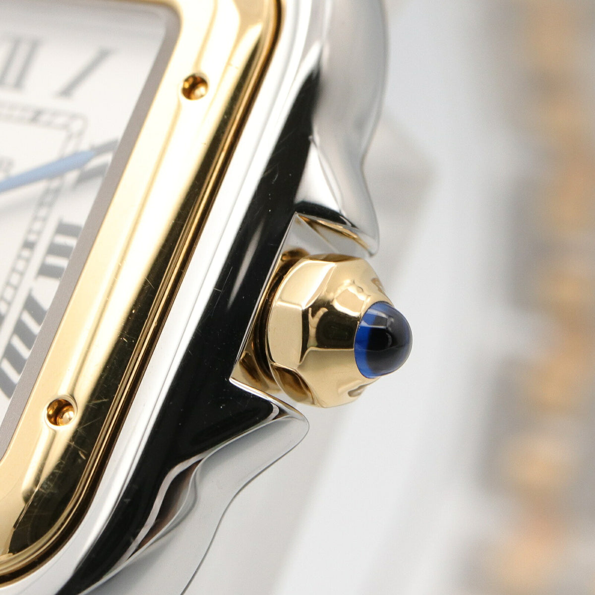 CARTIER Panthère SM 2 Row Silver Watch