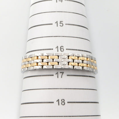 CARTIER Panthère SM 2 Row Silver Watch