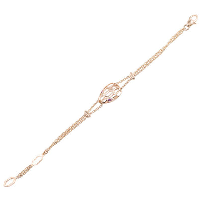BVLGARI Serpenti Amethyst K18PG Bracelet