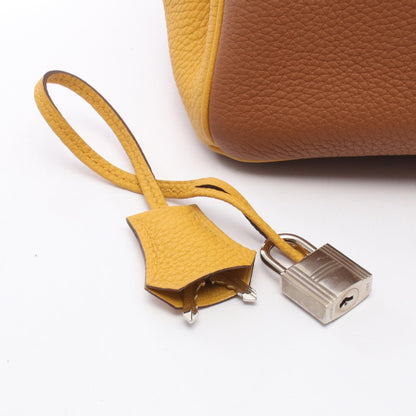 HERMES Birkin 30 Gold Jaune Handle Bag