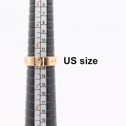 CARTIER Love K18PG Ring Size JP 10.5
