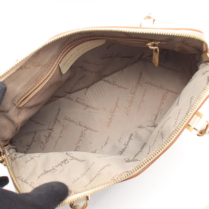 Salvatore Ferragamo Beige Handle Bag