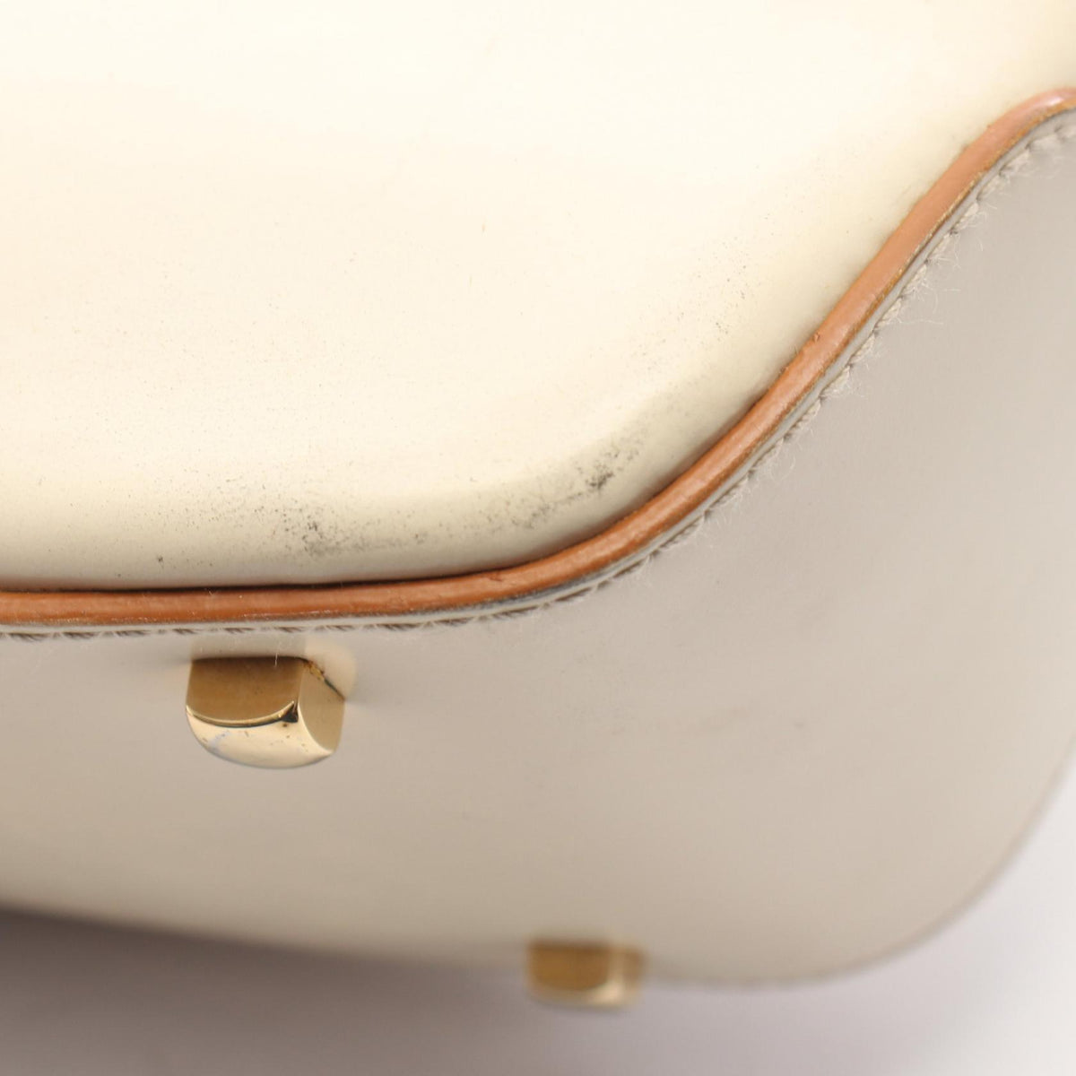 Salvatore Ferragamo Beige Handle Bag