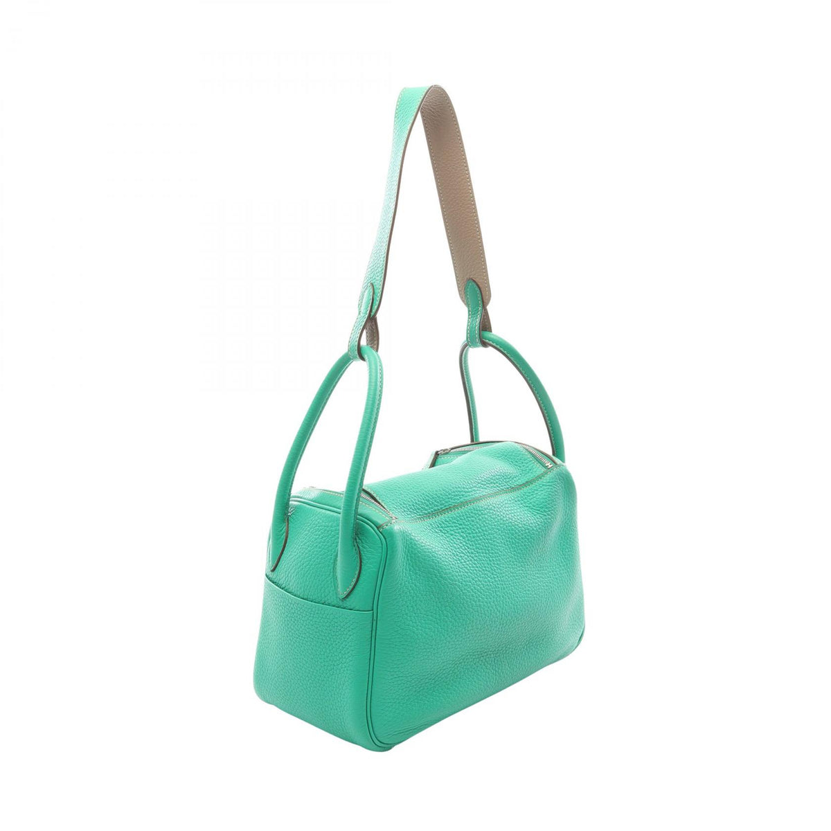 HERMES Lindy 26 Verso Mint Shoulder Bag