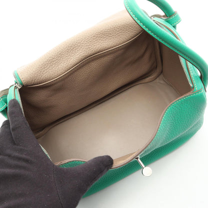 HERMES Lindy 26 Verso Mint Shoulder Bag