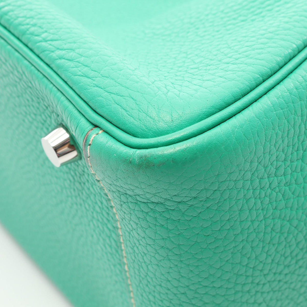 HERMES Lindy 26 Verso Mint Shoulder Bag